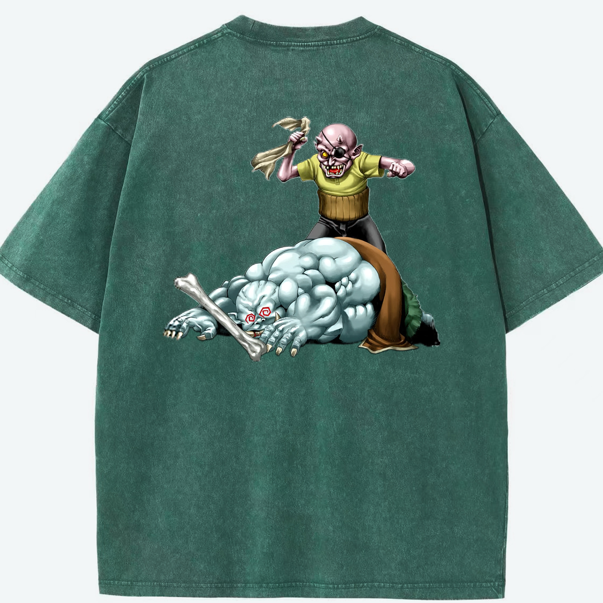 （画像用） 遊☆戯☆王 Yu-Gi-Oh! 綿100% ヴィンテージ風 半袖Tシャツ（背面プリント）